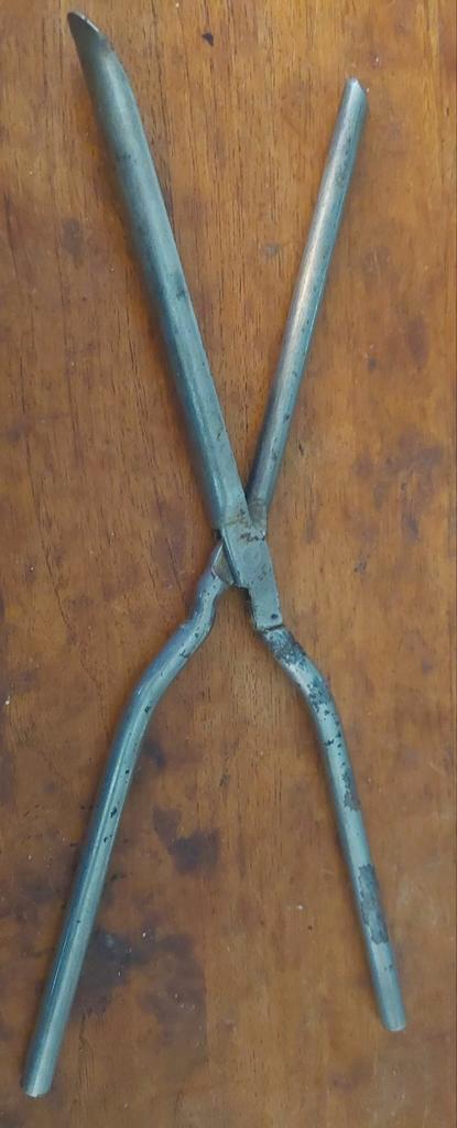 Antieke Krultang - Kappersgereedschap, Verzamelen, Overige Verzamelen, Gebruikt, Ophalen of Verzenden