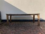 Oude teakhouten tuintafel, Tuin en Terras, Tuintafels, Ophalen, Gebruikt, Rechthoekig, Teakhout