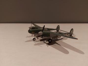 Plastic model van een P-38 Lightning schaal 1/72 (M71) beschikbaar voor biedingen
