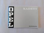 Opel Kadett Handleiding 1971 - Prima Staat!, Ophalen of Verzenden