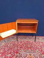 Retro vintage kastje, mini bureautje, teak fineer, Ophalen, Gebruikt, Vintage, Retro vintage