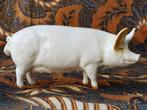 Prachtig varken van oud Beswick porselein uit Engeland 15 cm, Ophalen of Verzenden