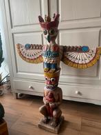 Gave kleurrijke totempaal, Antiek en Kunst, Ophalen of Verzenden