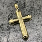 14 karaat gouden kruis hanger groot nieuw, Ophalen of Verzenden, Zo goed als nieuw, Kruis of Symbool, Goud