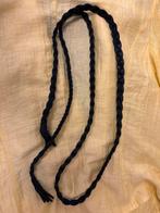 Gevlochten riem, Ophalen of Verzenden, Zo goed als nieuw, Zwart, 100 cm of meer