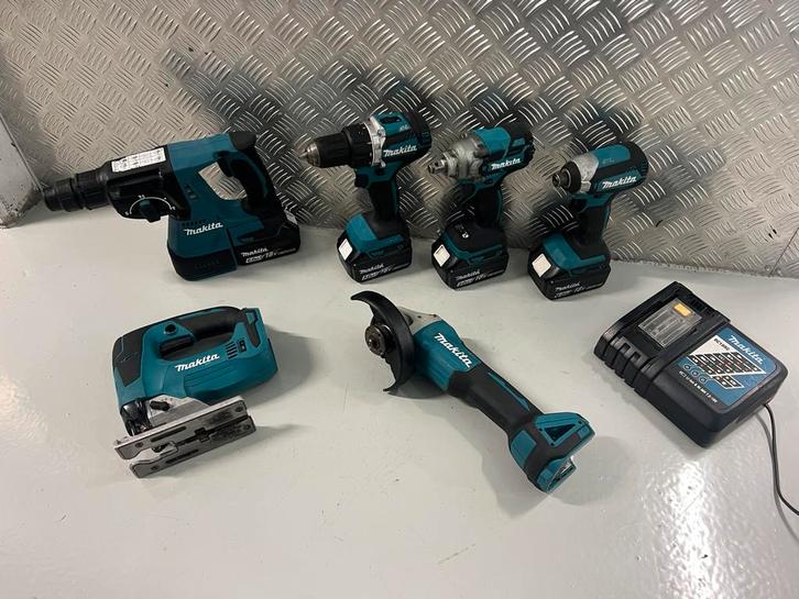 Makita 18v set, Doe-het-zelf en Verbouw, Gereedschap | Overige machines, Zo goed als nieuw, Ophalen of Verzenden