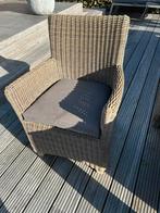 Rieten eettafelstoelen met zitkussens, Ophalen, Gebruikt, Rotan