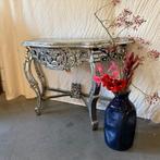 Brocante Sidetable - 113 x 42 cm - Handgemaakt - TTM Wonen, TTM Wonen, Meubels – (Perzische) Tapijten en Woonaccessoires, 100 tot 150 cm