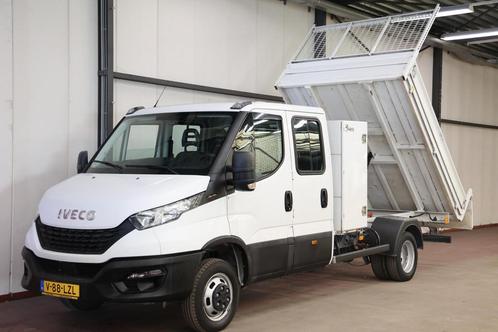 Iveco Daily 35C16 3.0 160PK KIPPER DUBBEL CABINE 3500KG, Auto's, Bestelauto's, Bedrijf, Te koop, ABS, Airconditioning, Alarm, Cruise Control