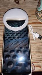Oplaadbare selfie ring light voor telefoon, Ophalen, Zo goed als nieuw