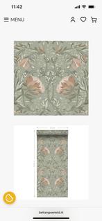 Behang Esta Home Vintage flowers, Huis en Inrichting, Stoffering | Behang, Ophalen of Verzenden, Minder dan 10 m², Groen