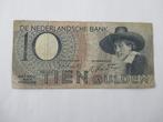 Bankbiljet 10 gulden 1943 staalmeester, Ophalen of Verzenden, 10 gulden, Los biljet