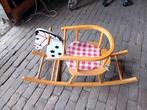 1 houten hobbelpaard met kussentje voor de zitting, Kinderen en Baby's, Ophalen, Gebruikt