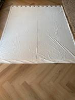 Ecru wit velevt gordijnen, Ophalen, Gebruikt, Wit, 200 cm of meer