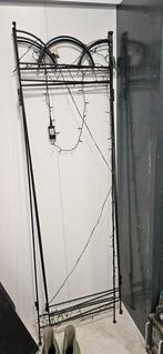 Zwarte ijzeren kamerscherm, Huis en Inrichting, Woonaccessoires | Kamerschermen, Ophalen of Verzenden, Gebruikt