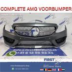 W205 C205 AMG VOORBUMPER COMPLEET GRIJS 2014-2018 origineel, Auto-onderdelen, Gebruikt, -, Voor, Ophalen of Verzenden