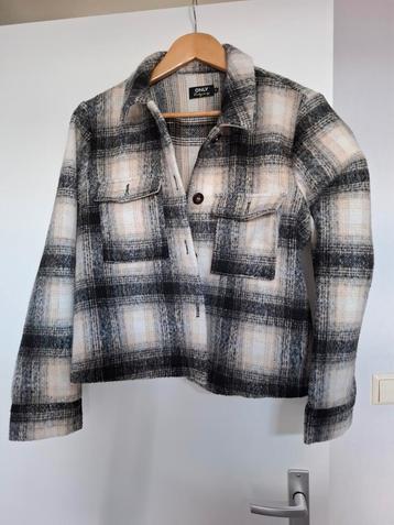 ONLY Overshirt / Jas - Geruit - Maat XL beschikbaar voor biedingen