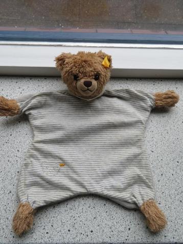 Knuffeldoek Baby slaap zacht beer merk Steiff Knopf im Ohr beschikbaar voor biedingen