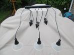 Moderne eetkamer hanglamp met 3 lampen, Huis en Inrichting, Lampen | Hanglampen, Ophalen, Gebruikt, Glas, Modern