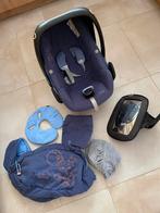 Maxi Cosi Pebble paars met toebehoren, Ophalen, Gebruikt, Zijbescherming, Isofix