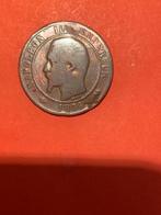 10 centimes Napoleon lll 1856  empereur, Postzegels en Munten, Ophalen, Frankrijk, Losse munt