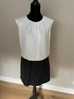 Jurk Benetton zwart wit, Kleding | Dames, Benetton, Ophalen, Zo goed als nieuw, Maat 38/40 (M)