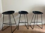 Hay about a stool barkrukken zwart 75 cm hoog, Huis en Inrichting, Barkrukken, Ophalen, Zo goed als nieuw, 60 tot 90 cm