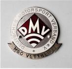 Emaille DMV badge. Duits embleem 9cm., Verzamelen, Ophalen of Verzenden, Zo goed als nieuw, Auto's