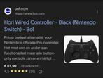 Switch Horipad originele controller blauw Z.G.A.N, Ophalen of Verzenden, Zo goed als nieuw, Switch, Overige controllers