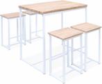 sweeek - Bartafelset loft, 100x60, Huis en Inrichting, Tafels | Eettafels, 50 tot 100 cm, 150 tot 200 cm, Nieuw, Ophalen of Verzenden