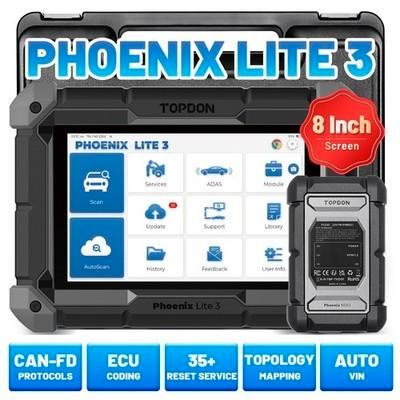 Topdon Phoenix Lite 3 Universeel Uitleesapparaat Bluetooth, Auto diversen, Autogereedschap, Nieuw, Ophalen of Verzenden