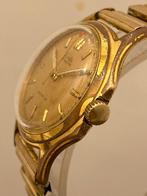 Evita 17 Rubis Incabloc Verguld 32mm Plexiglas Horloge, Overige merken, Overige materialen, Verguld, Ophalen of Verzenden