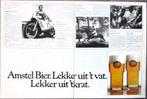 5 vintage advertenties reclames Amstel bier 1984, Amstel, Ophalen