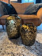Artic Cheetah vazen vaas vase the world, Overige kleuren, Ophalen of Verzenden, Minder dan 50 cm, Glas