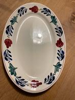 Boch boerenbont vleesschaal 32cm, Huis en Inrichting, Keuken | Servies, Ophalen of Verzenden, Zo goed als nieuw, Aardewerk, Boerenbont
