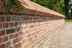 Antieke Friese rode oranje handvorm steen ca 20.5x4.5 290M2!, Doe-het-zelf en Verbouw, Metselstenen, Ophalen, Gebruikt, Bakstenen