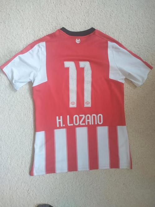 PSV thuisshirt 2017/18 - H. Lozano #11 - maat S, Kleding | Heren, Sportkleding, Zo goed als nieuw, Voetbal, Maat 46 (S) of kleiner