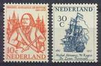 Nederland NVPH nr 693/4 ongebruikt Michiel de Ruyter 1957, Verzenden, Na 1940, Postfris