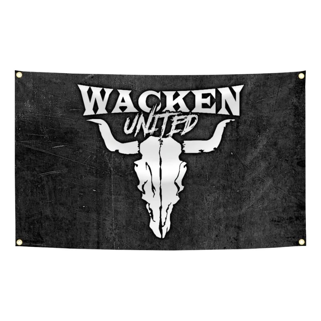 Grote vlaggen Wacken open air (150x90cm), Ophalen of Verzenden, Nieuw