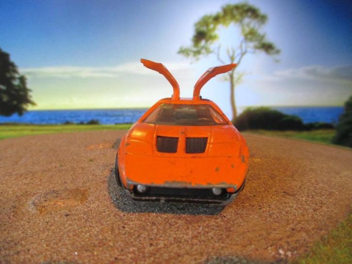 1/43 Mercedes Benz C-111 - Corgi Toys Whizzwheels 388, Hobby en Vrije tijd, Modelauto's | 1:43, Gebruikt, Ophalen of Verzenden