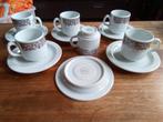 MOSA Maastricht kop en schotel Retro vintage 8 stuks retro, Antiek en Kunst, Antiek | Servies compleet, Ophalen of Verzenden