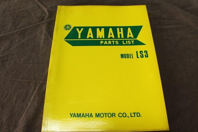 Yamaha LS3 1972 100cc motorcycle parts list, Ophalen of Verzenden, Yamaha