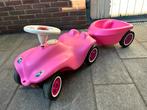 Roze loopauto met aanhanger, Ophalen of Verzenden, Gebruikt, Loopvoertuig