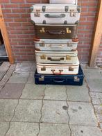 6 Vintage Reiskoffers, Sieraden, Tassen en Uiterlijk, Koffers, Ophalen, Gebruikt, Minder dan 35 cm, Minder dan 50 cm