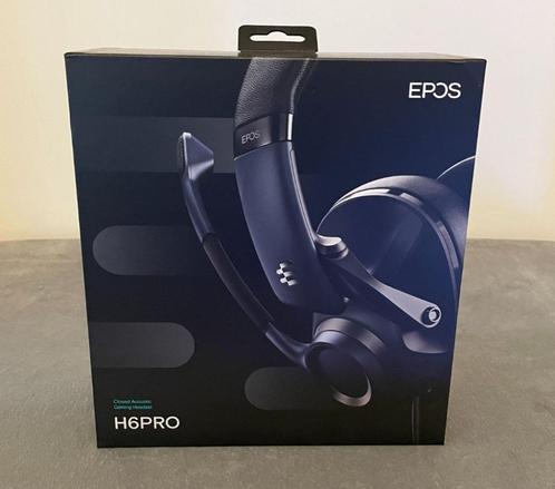 Nieuw EPOS H6 PRO Closed gaming headset, Computers en Software, Headsets, Nieuw, Over-ear, Bedraad, Gaming headset, Inklapbare microfoon
