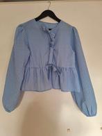 Nieuw blauw geruit bloes met strikjes maat L, Kleding | Dames, Blouses en Tunieken, Blauw, Maat 42/44 (L), Nieuw, Ophalen of Verzenden