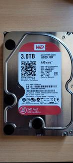 WD30EFRX NASware harddisk, 3 Tb, Intern, Western digitaal, Gebruikt