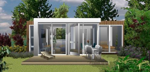 Nieuw te plaatsen recreatiewoning verkoopprijs € 58.500,00, Huizen en Kamers, Recreatiewoningen te koop, Drenthe, Chalet, Verkoop zonder makelaar