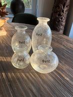 Dutz Vaasjes Set van 4, Overige kleuren, Ophalen of Verzenden, Minder dan 50 cm, Glas