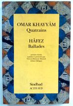 Omar Khayyam - Quatrains (FRANSTALIG / ARABISCH), Ophalen of Verzenden, Zo goed als nieuw, Fictie